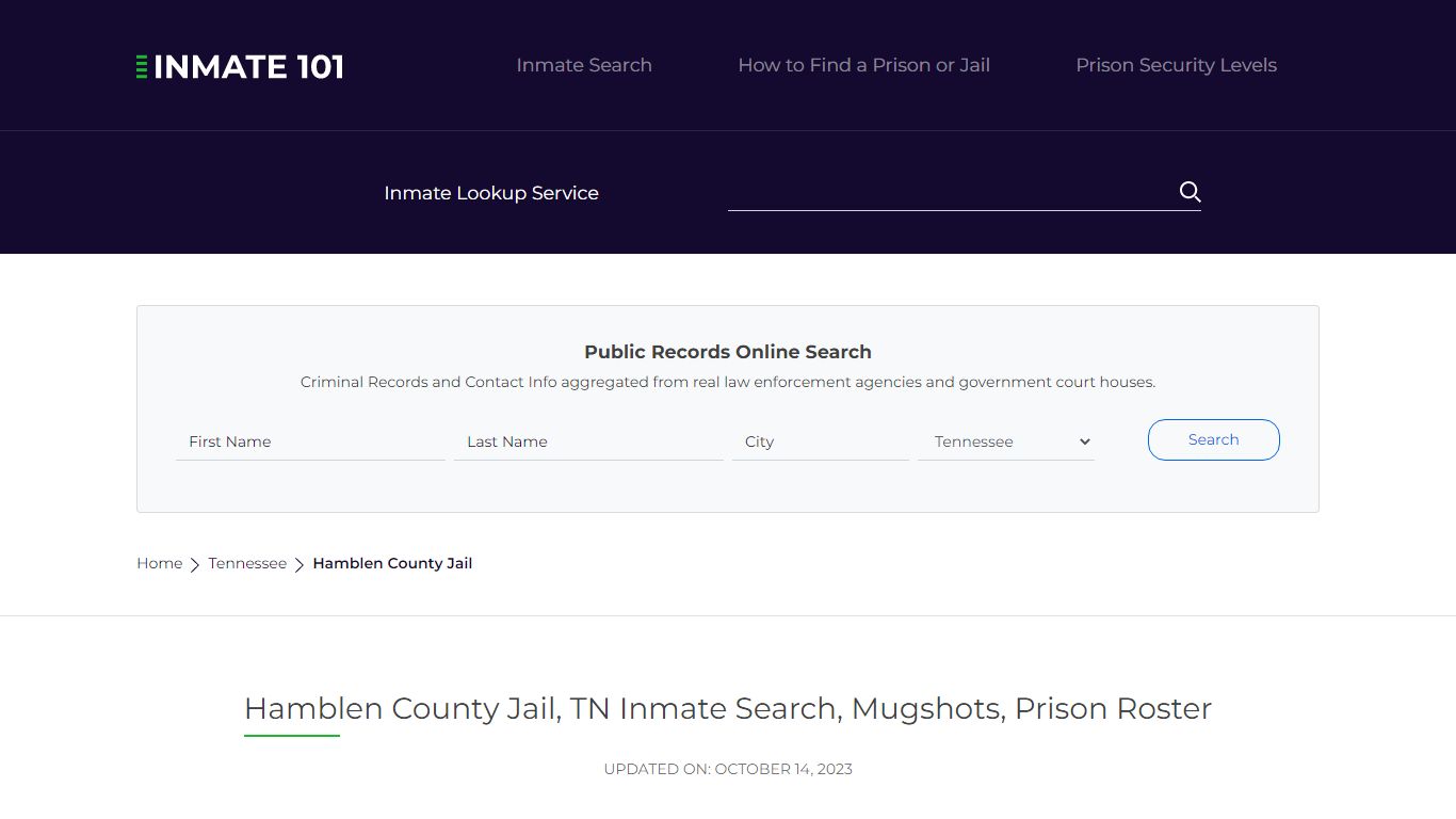 Hamblen County Jail, TN Inmate Search, Mugshots, Prison Roster